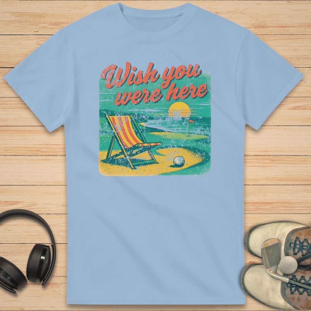 Wish You Were Here T-Shirt Light Blue