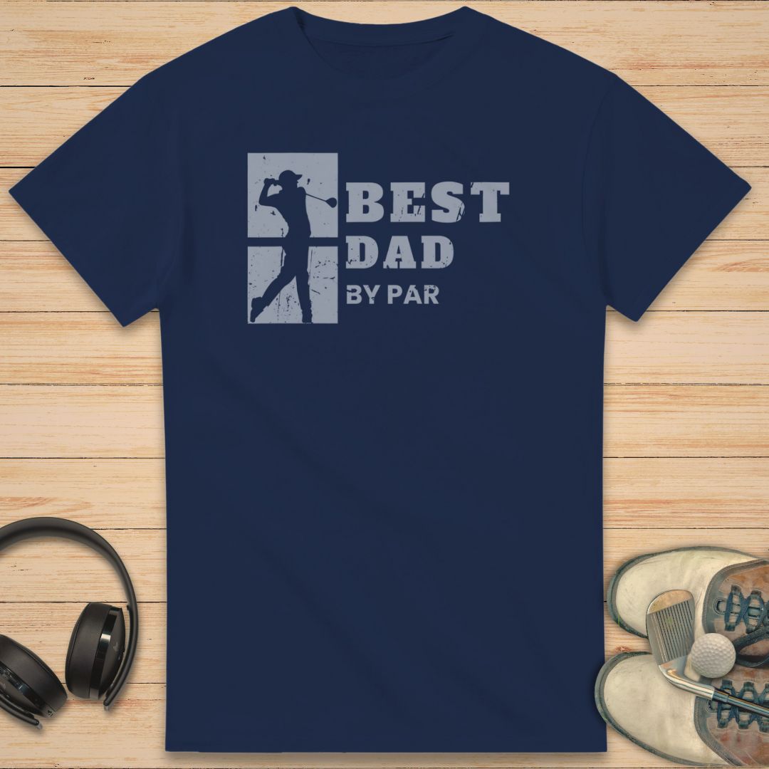 Best Dad Mono T-Shirt Navy