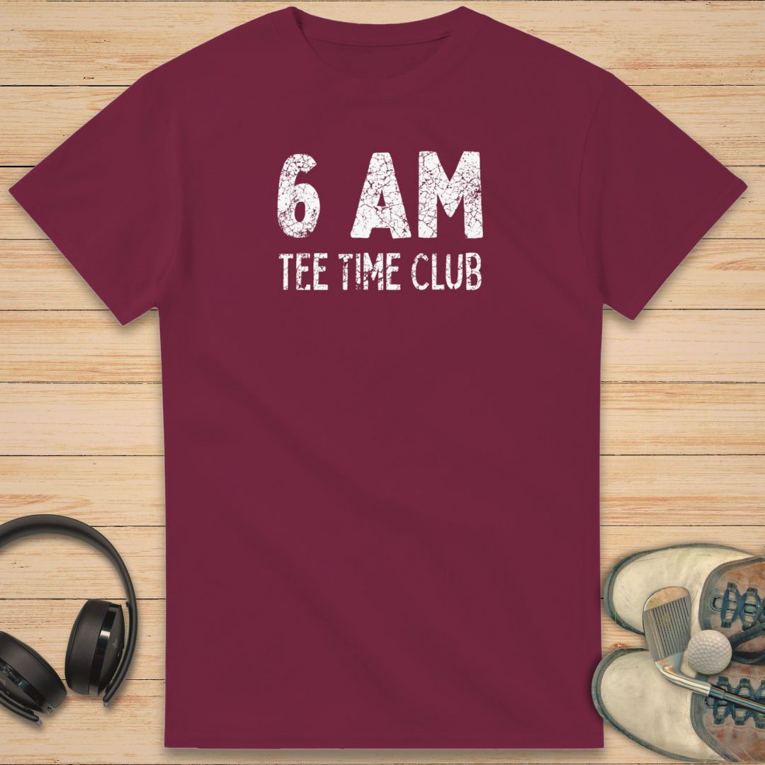 6 AM T-Shirt Maroon