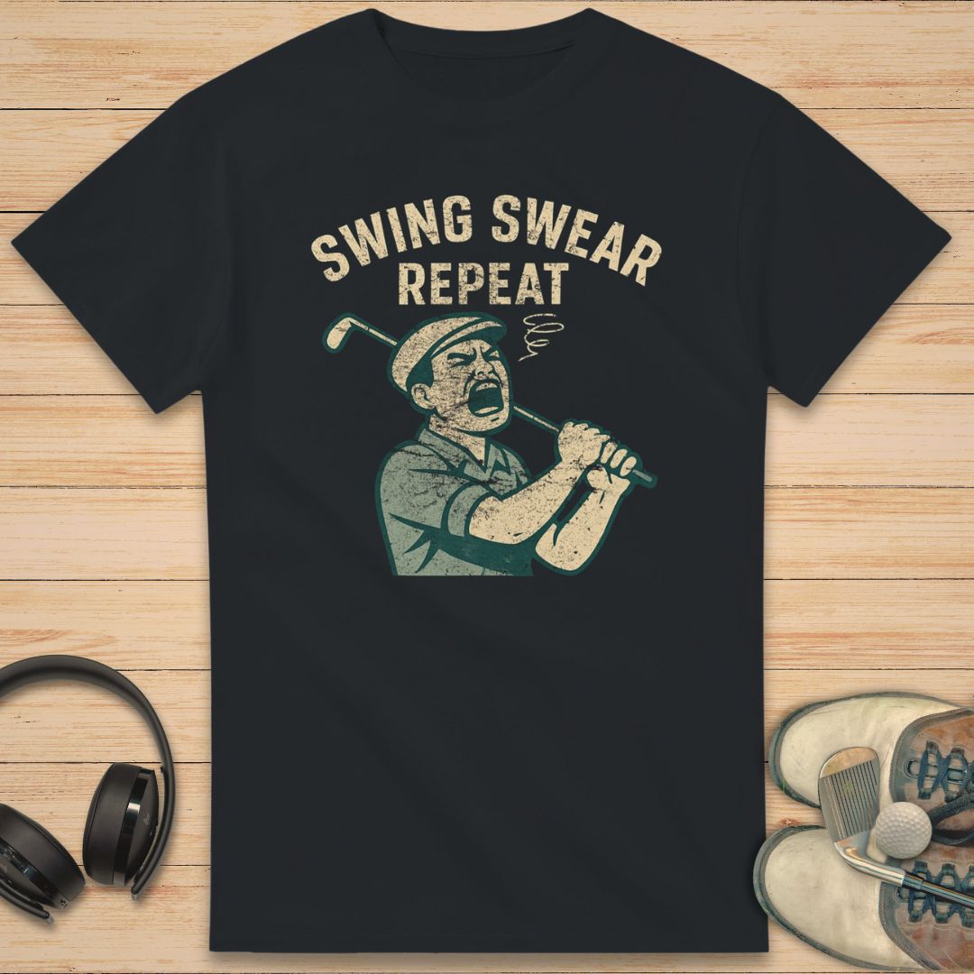 Swing Swear T-Shirt Black