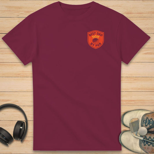 Best Dad Crown T-Shirt Maroon