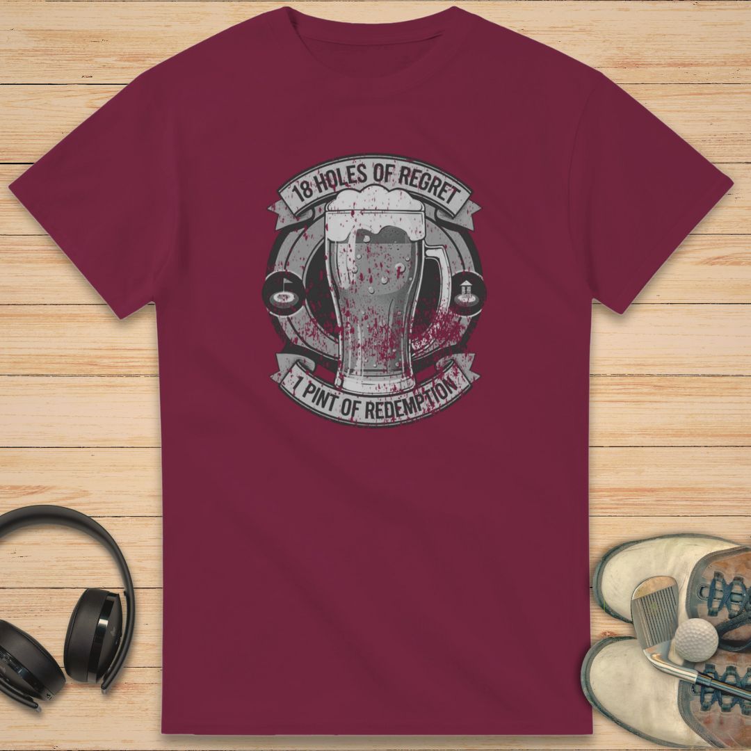 1 Pint T-Shirt Maroon