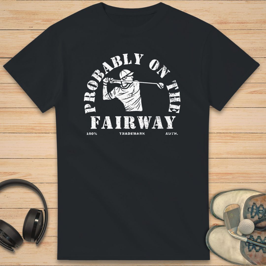 On The Fairway T-Shirt Black