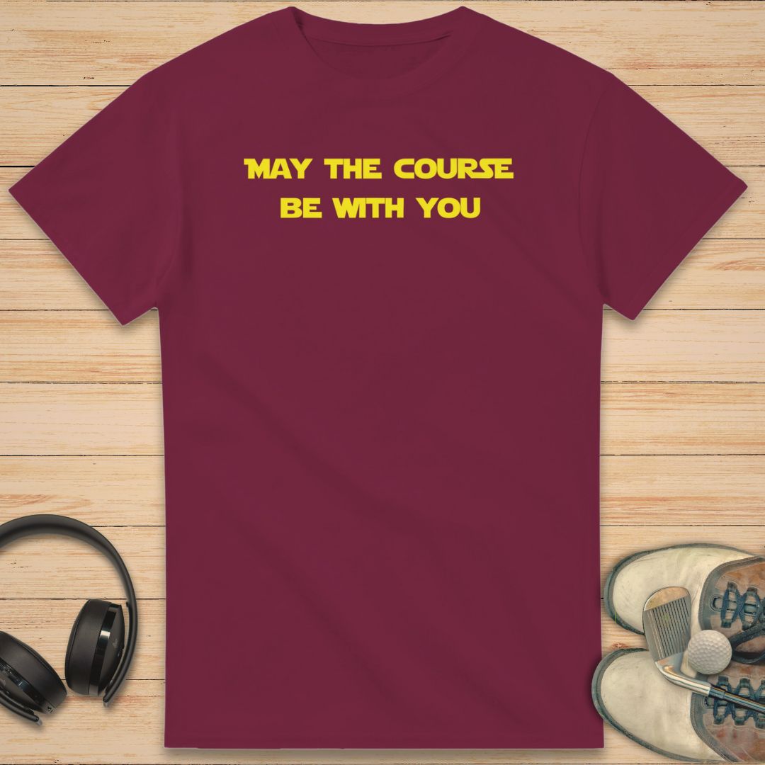 The Course T-Shirt Maroon