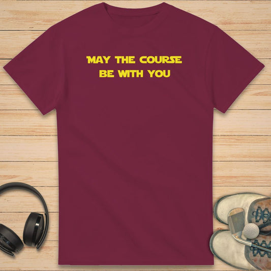 The Course T-Shirt Maroon