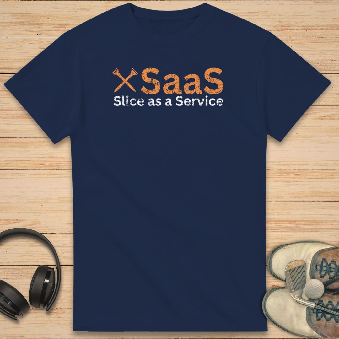 SaaS Golf T-Shirt Navy